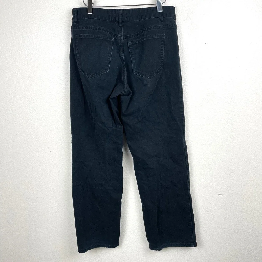 Hot Topic Social Collision Mens Pants Sz 30x32 Black Denim Emo Alt Punk Goth